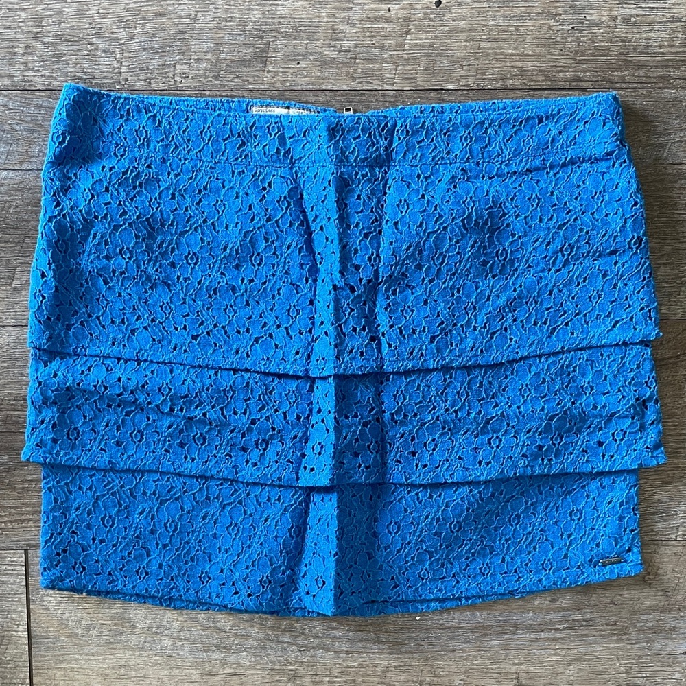 Volcom Floral Lace Ruffle Mini Skirt Pacsun
